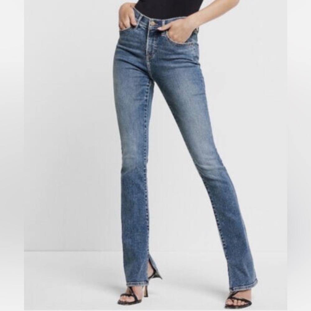 Express Denim high rise Skyscraper jeans